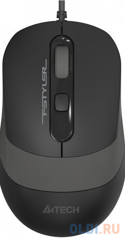 Мышь проводная A4TECH Fstyler FM10 чёрный серый USB 1147673