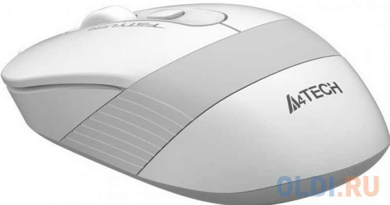 Мышь беспроводная A4TECH Fstyler FG10S белый серый USB фото