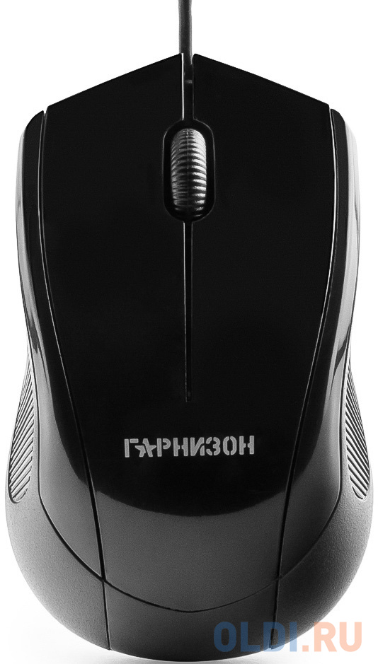 Мышь проводная Гарнизон GM-200 чёрный USB