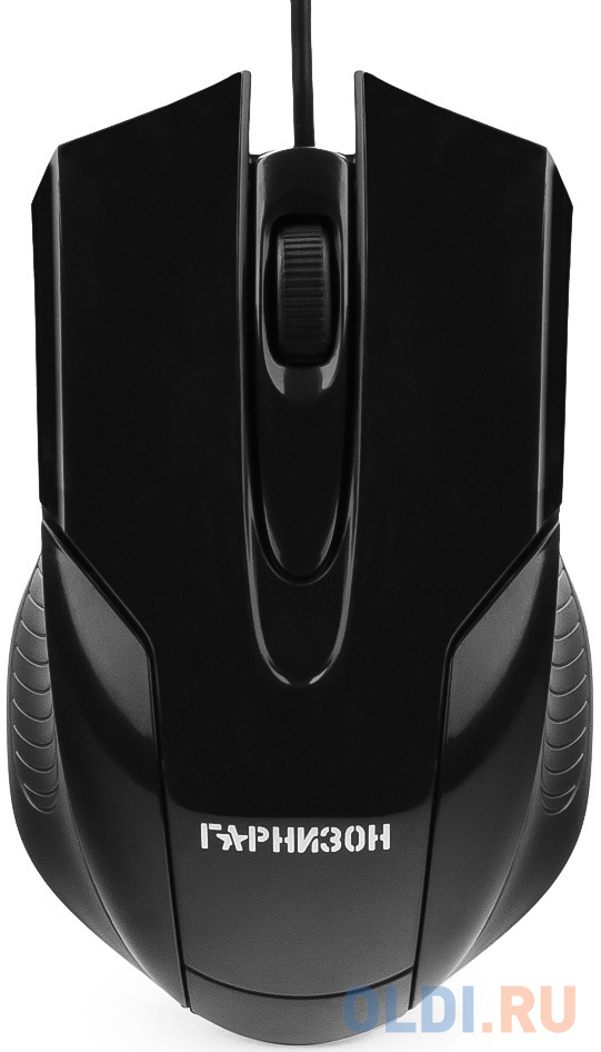 

Гарнизон Мышь GM-210, USB, чип- Х, черный, 1000 DPI, 2кн.+колесо-кнопка