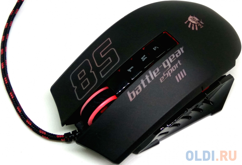 

Мышь проводная A4TECH P85 Sport чёрный USB