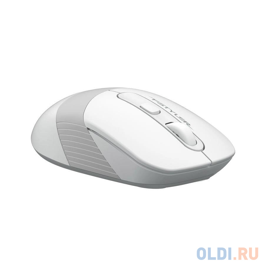 Мышь беспроводная A4TECH FStyler FG10 белый серый USB фото
