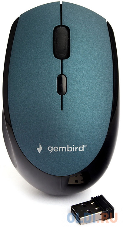 Мышь беспроводная Gembird MUSW-354-B синий USB