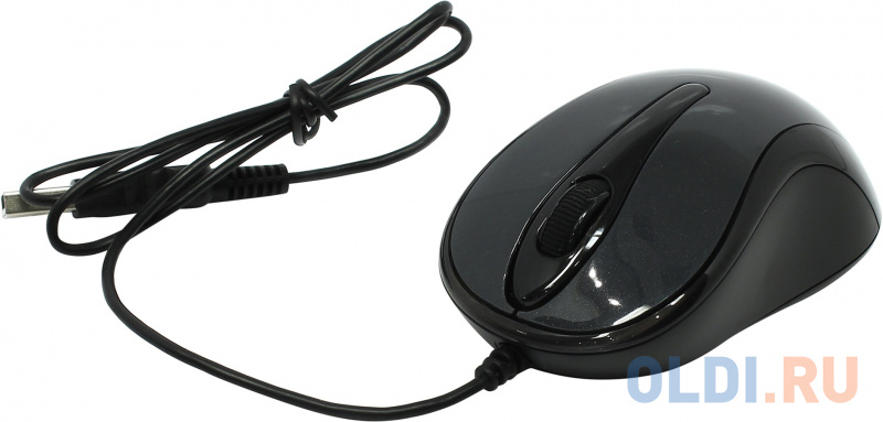 

Мышь проводная A4TECH N-350-1 V-Track Padless серый USB