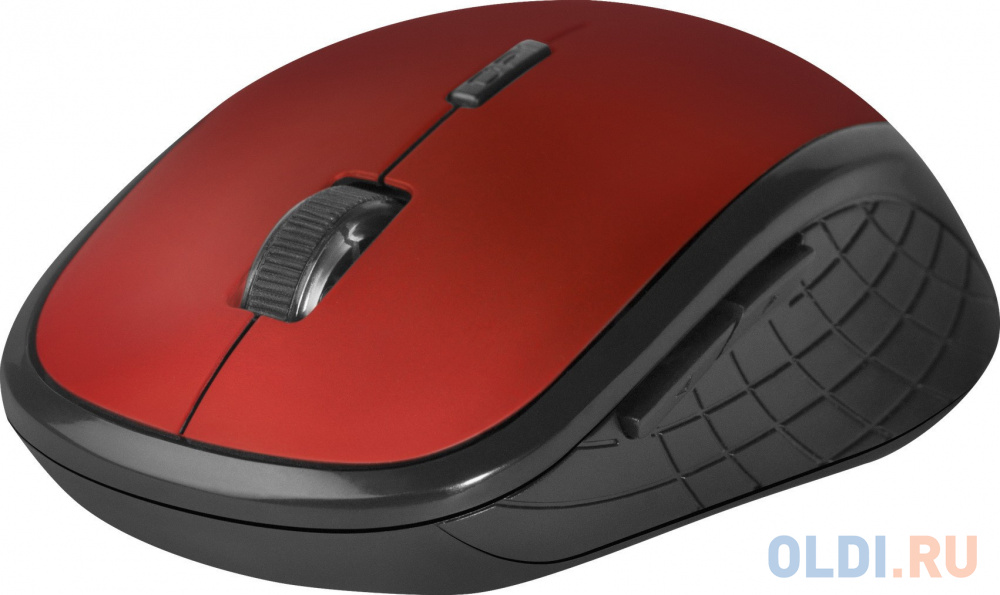 Мышь беспроводная Defender MM-415 красный USB + радиоканал фото