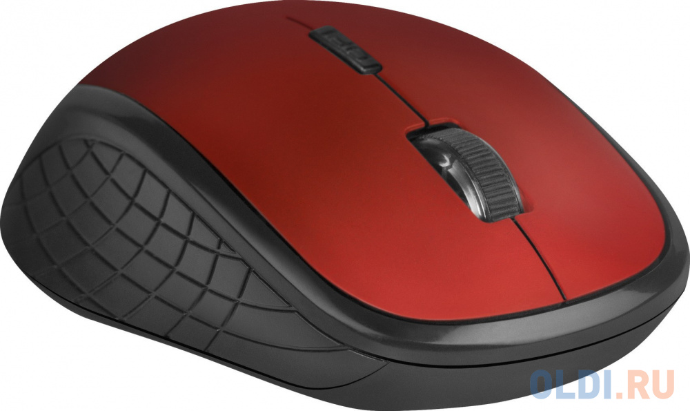 Мышь беспроводная Defender MM-415 красный USB + радиоканал фото