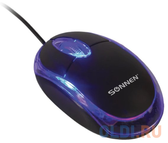 

Мышь проводная Sonnen М-204 чёрный USB