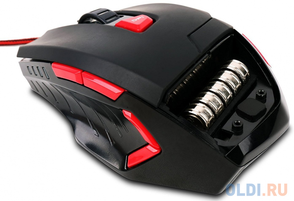 

Мышь проводная Lenovo M600 чёрный красный USB GX30J22781