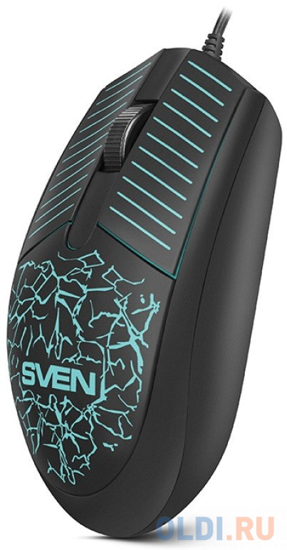 Мышь проводная Sven RX-70 чёрный USB фото