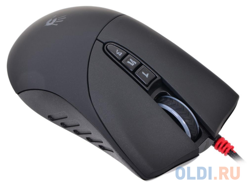 

Мышь A4Tech Bloody V3 черный оптическая (3200dpi) USB игровая (7but)