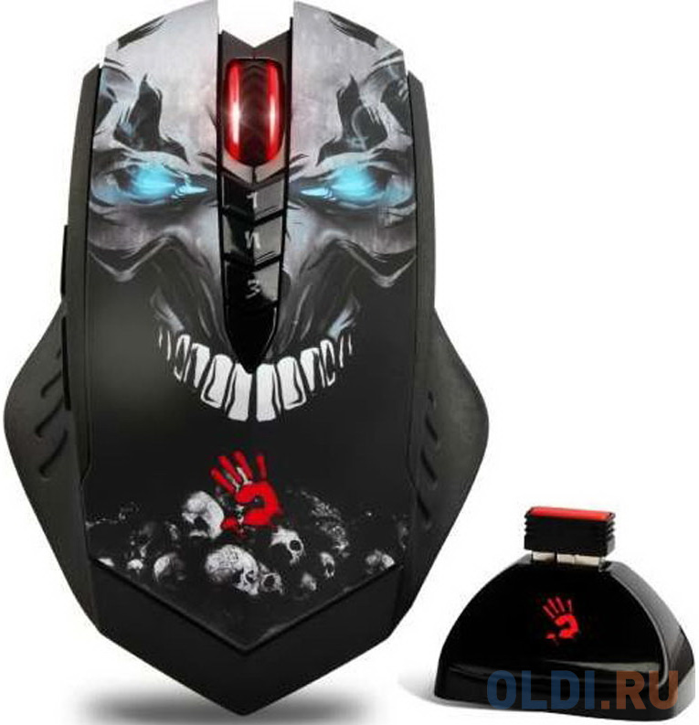 

Мышь беспроводная A4TECH Bloody R80 Skull чёрный USB