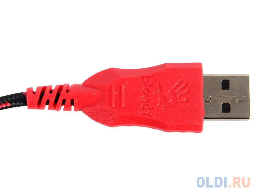 Мышь A4Tech Bloody Q81 черный оптическая (3200dpi) USB игровая (8but) - фото 5