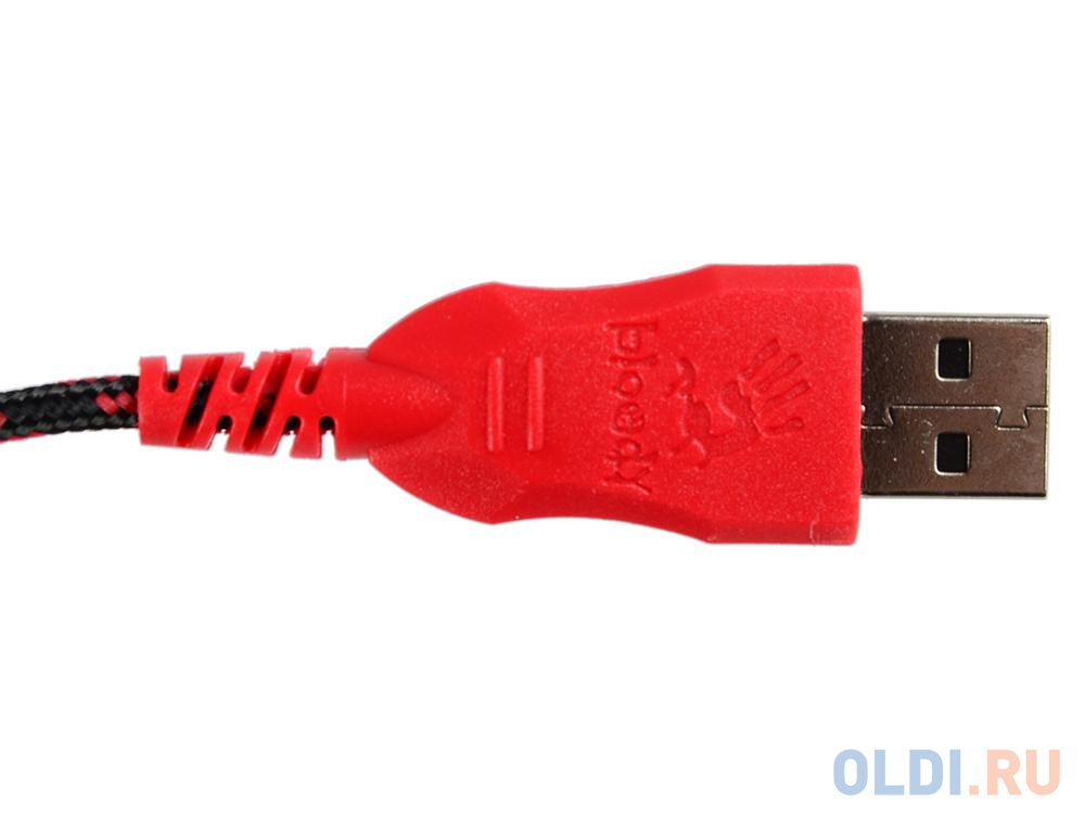 Мышь A4Tech Bloody Q80 черный оптическая (3200dpi) USB игровая (8but) фото