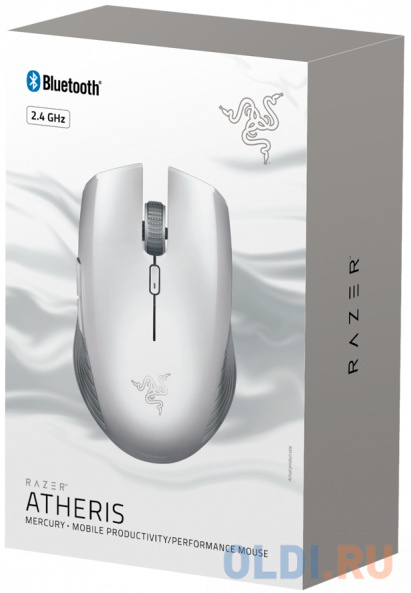 Мышь беспроводная Razer Atheris - Mercury белый Bluetooth RZ01-02170300-R3M1 - фото 1