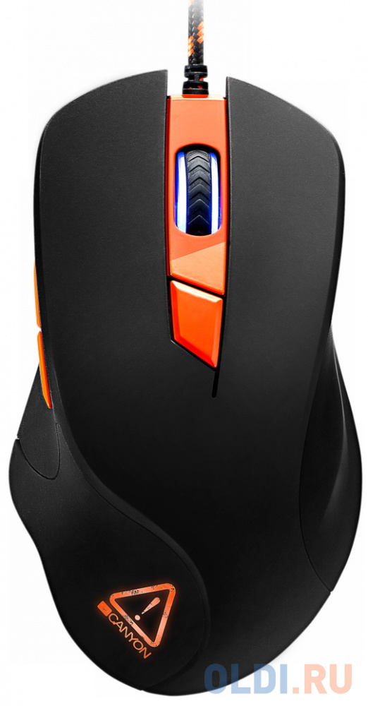 Wired Gaming Mouse with 6 programmable buttons, Pixart optical sensor, 4 levels of DPI and up to 320