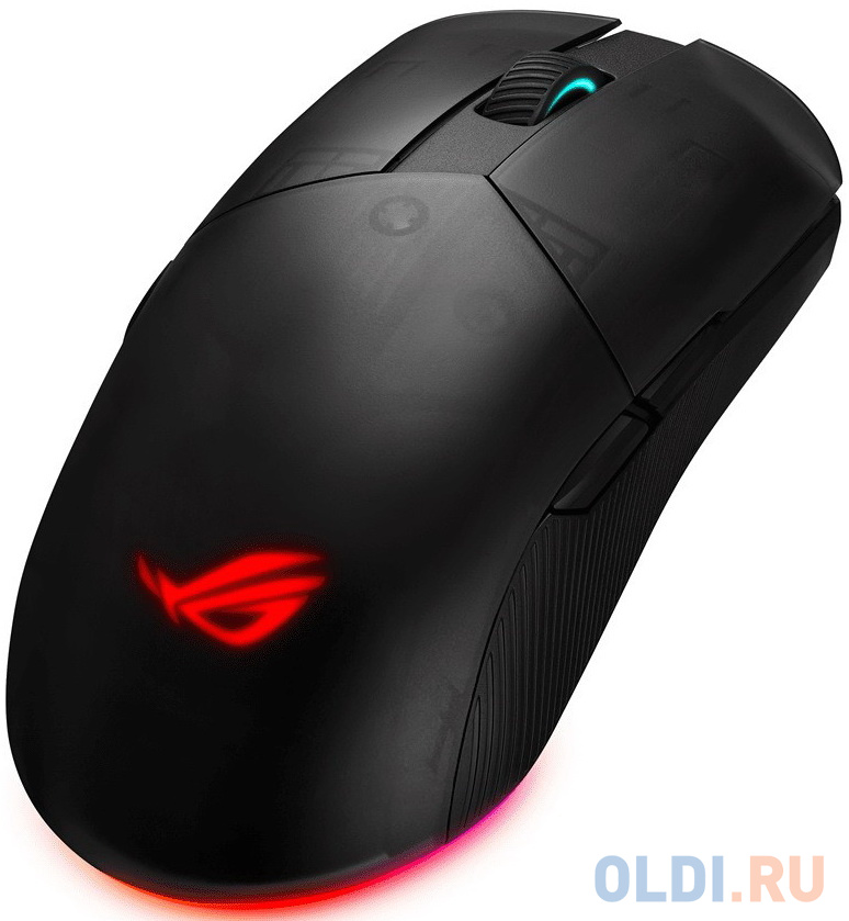 Игровая беспроводная мышь ASUS ROG Pugio II (9 кнопок, 16000 dpi, USB, 2.4GHz, Bluetooth, RGB подсветка, 90MP01L0-BMUA00) фото