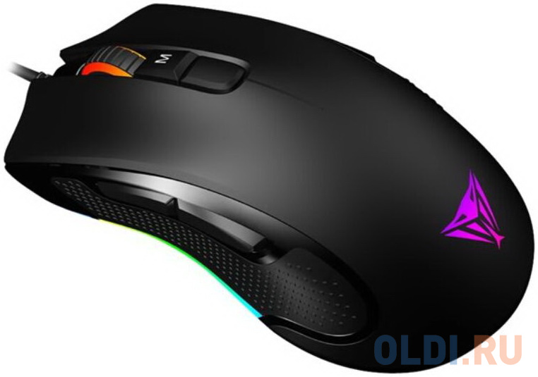 

Игровая мышь Patriot Viper V550 (PixArt 3325, Omron, 9 кнопок, 5000 dpi, RGB подсветка, USB), Чёрный