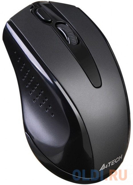 Мышь A4 V-Track G9-500FS черный оптическая (1000dpi) silent беспроводная USB1.1 (3but)