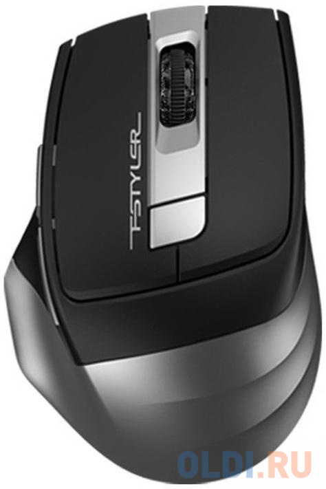 Мышь A4 Fstyler FB35 серый оптическая (2000dpi) беспроводная BT/Radio USB (6but) мышь беспроводная оптическая defender accura mm 275 черно синий 6 кнопок 800 1600 dpi