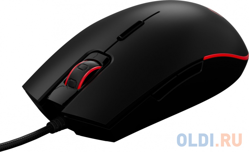 AOC Мышь игровая профессиональная GM500, многоцветная RGB, 5000 dpi., Pixart 3325, USB кабель 1,8 м, чёрный. фото