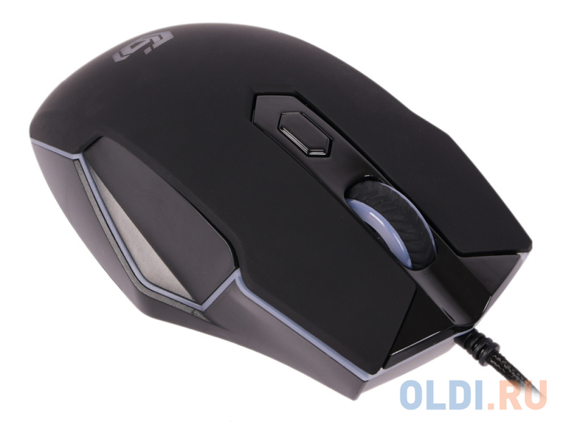 

Мышь игровая Gembird MG-750, USB,черн, чип Avago, 4000DPI, 7кн, подсвет 16млн цв, ПО, каб ткан 1.7м
