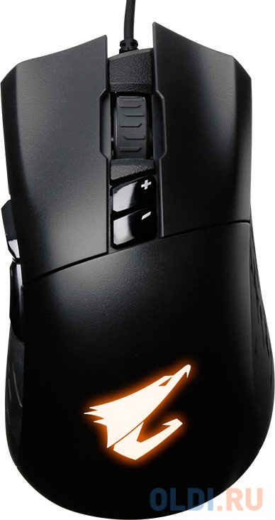 AORUS M3/USB MICE/LASER/BK GM-AORUS M3 RTL {40}, цвет черный, размер 128x72x43 мм - фото 1