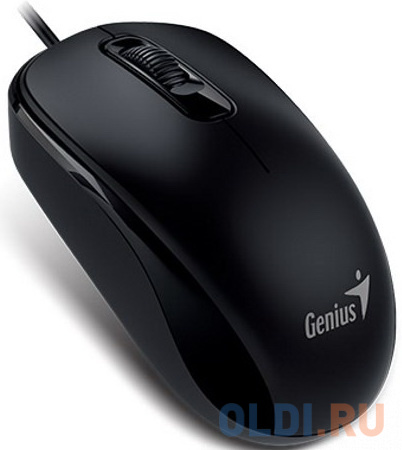 

Мышь Genius DX-110 PS/2 Black [31010116106] черная, оптическая, 1000dpi, 3 кнопки, кабель 1.5м