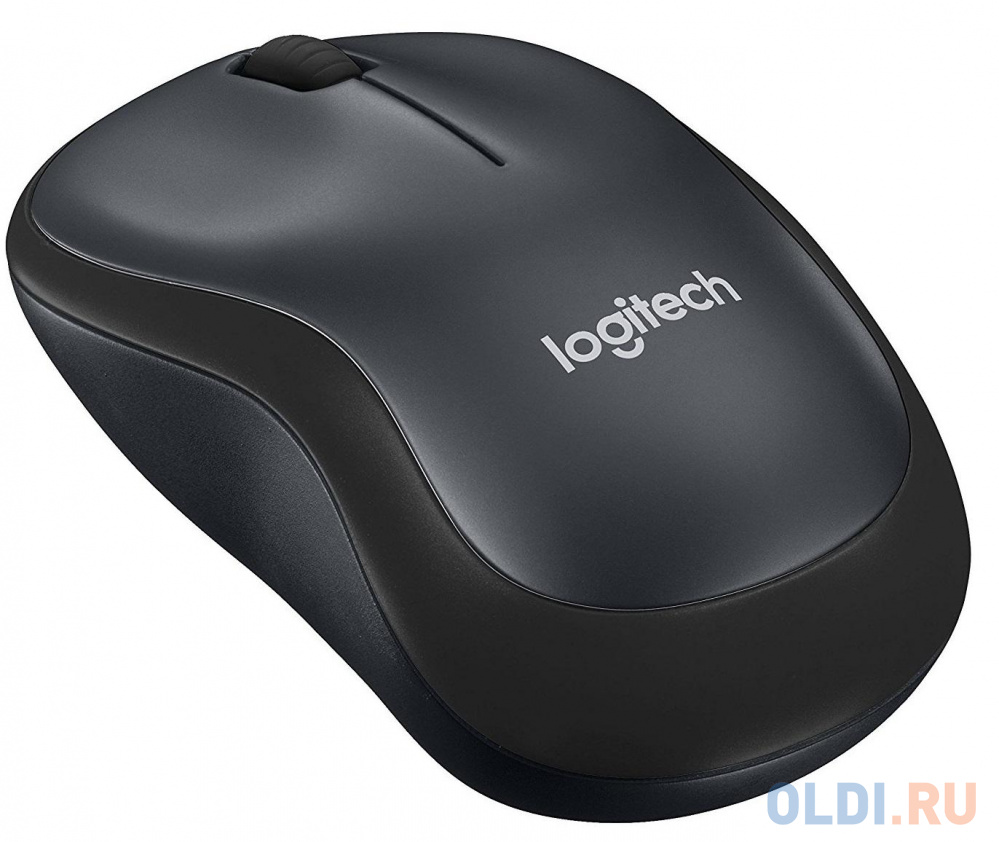 Мышь (910-004878) Logitech Wireless Mouse M220 SILENT Charcoal - фото 2