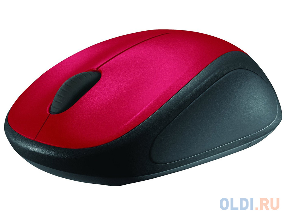 Мышь (910-002496) Logitech Wireless Mouse M235 Red - фото 2