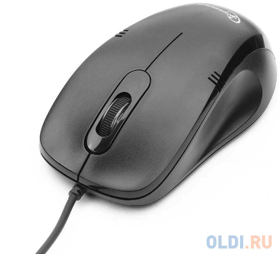 Мышь Gembird MOP-100, USB, черный, 2кн., 1000DPI