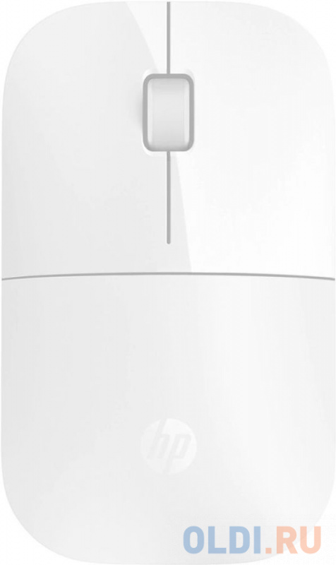 

Мышь HP Z3700 белый/серебристый оптическая (1200dpi) silent беспроводная USB2.0 для ноутбука (2but)