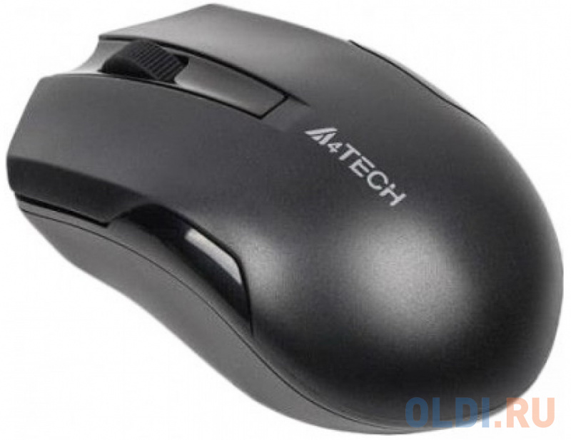 Мышь беспроводная A4TECH V-Track G3-200NS чёрный USB + радиоканал фото