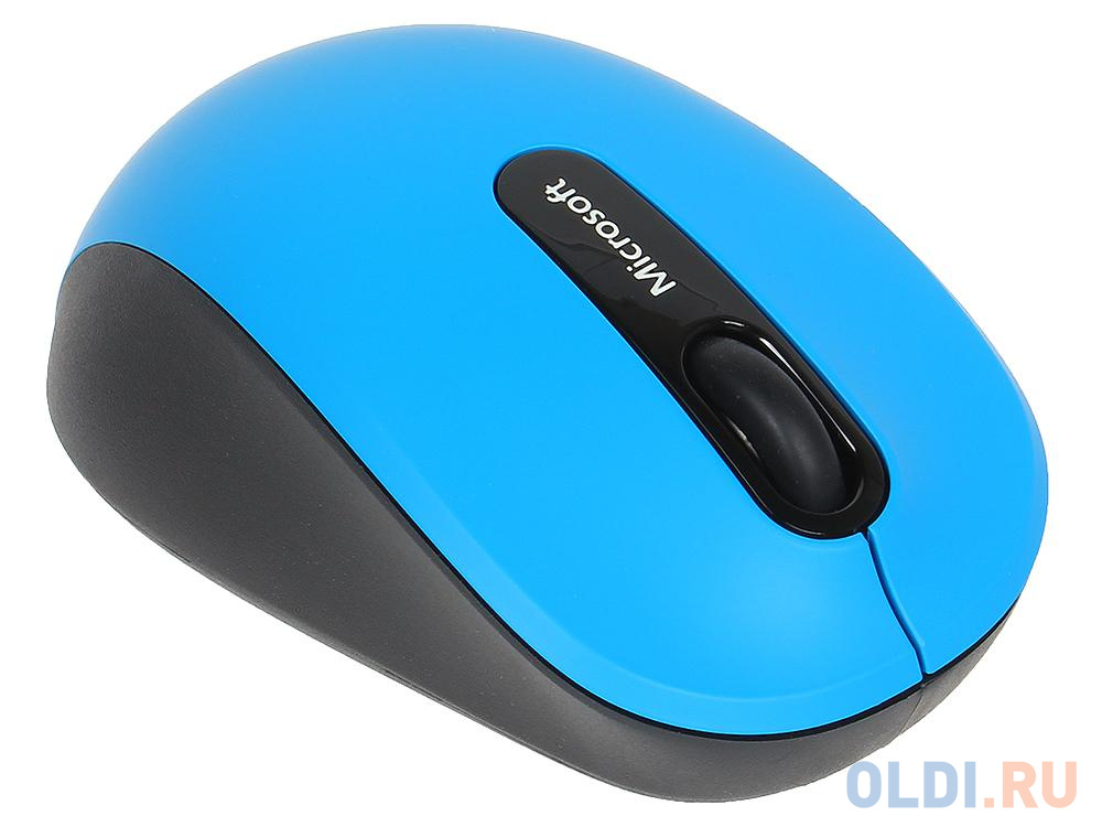 Мышь Microsoft Mobile 3600 голубой/черный оптическая (1000dpi) беспроводная BT (2but) (PN7-00024) - фото 1