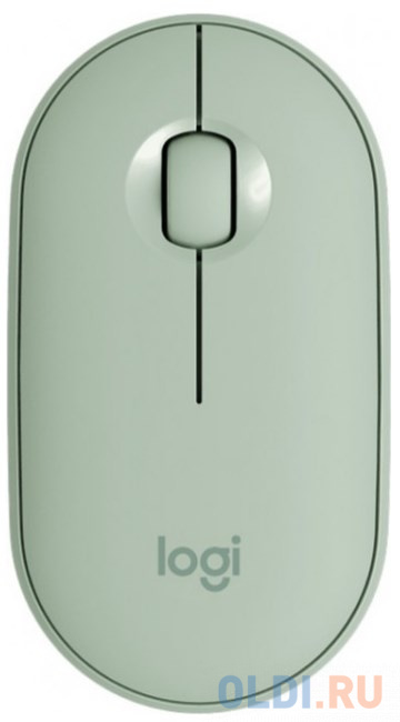 Мышь беспроводная Logitech Pebble M350 зелёный USB + Bluetooth 910-005720