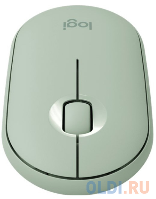 Мышь беспроводная Logitech Pebble M350 зелёный USB + Bluetooth 910-005720 фото