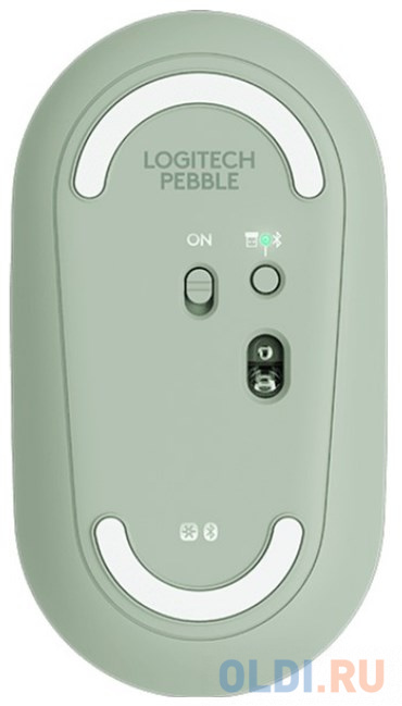Мышь беспроводная Logitech Pebble M350 зелёный USB + Bluetooth 910-005720 фото
