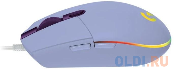 Мышь проводная Logitech G102 LIGHTSYNC Gaming LILAC Retail фиолетовый USB 910-005854 фото