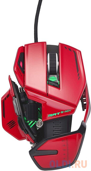 Мышь проводная Mad Catz R.A.T. 8+ ADV красный USB фото