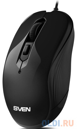 Мышь SVEN RX-520S USB чёрная (бесшумн. клав, 5+1кл. 3200DPI) фото