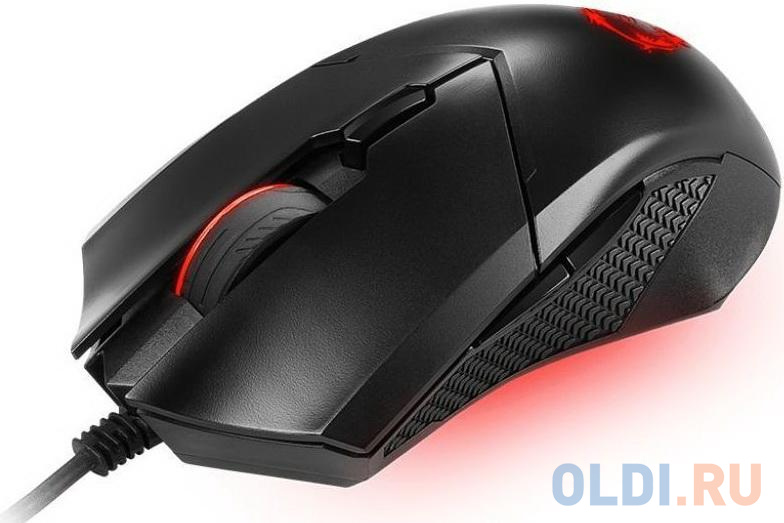 Мышь MSI Clutch GM08 черный оптическая (6200dpi) USB2.0 фото