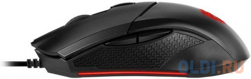 Мышь MSI Clutch GM08 черный оптическая (6200dpi) USB2.0 фото