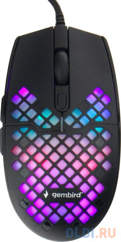 

Gembird MG-760 черный USB {Мышь игровая, 3200DPI, 6кн, подсветка, 1,8 м. кабель в тк.опл.} [MG-760]