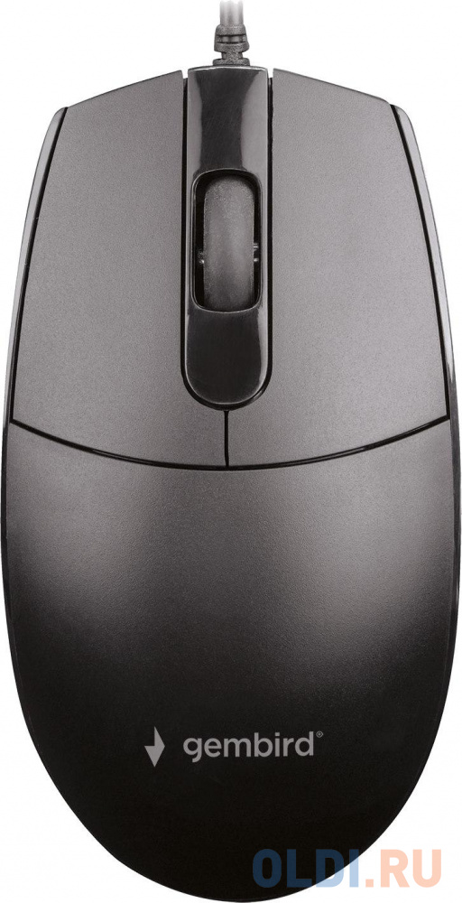 Gembird MOP-420 {Мышь, USB, черный, 2кн.+колесо-кнопка, 1000 DPI, кабель 1.8м} gembird mop 425 мышь usb 2кн колесо кнопка 1000 dpi кабель 1 8м [mop 425]