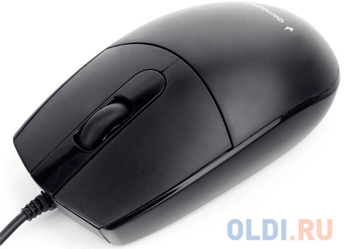 Gembird MOP-420 {Мышь, USB, черный, 2кн.+колесо-кнопка, 1000 DPI, кабель 1.8м} фото