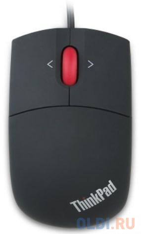 Мышь Lenovo ThinkPad черный лазерная (1600dpi) USB (3but) 57Y4635 - фото 1