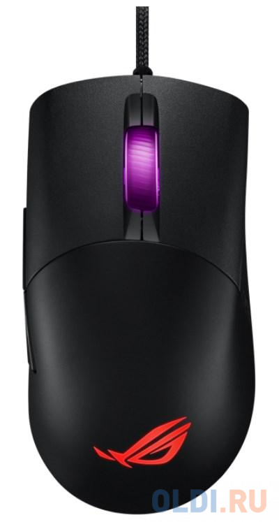 Игровая мышь ASUS ROG Keris (USB, 7 кнопок, 16000 dpi, PAW3389, RGB подсветка, 90MP01R0-B0UA00) игровая мышь sharkoon light2 200 pixart pmw 3389 6 кнопок 16000 dpi usb rgb подсветка