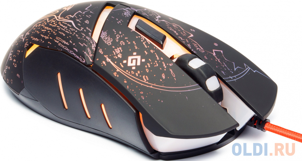 Мышь проводная Defender Alfa GM-703L чёрный USB фото