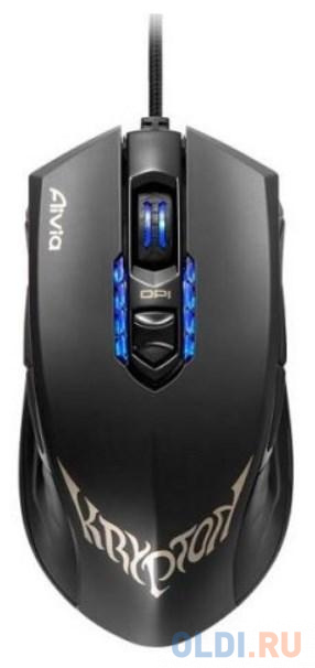 

KRYPTON USB Advanced Gaming Laser mouse, настраиваемый центр тяжести, 8200dpi, Black {10} (546861)