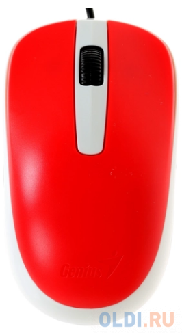 Genius Mouse DX-120 ( Cable, Optical, 1000 DPI, 3bts, USB ) Red