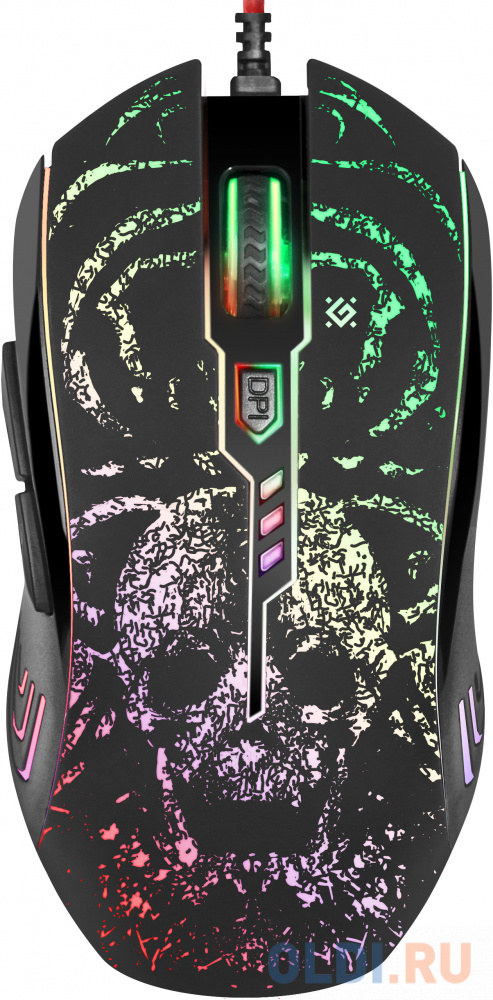 Мышь проводная Defender Invoker GM-947 чёрный USB фото